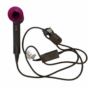 SOLD Dyson Supersonic Hair Dryer in Iron/ Fuchsia